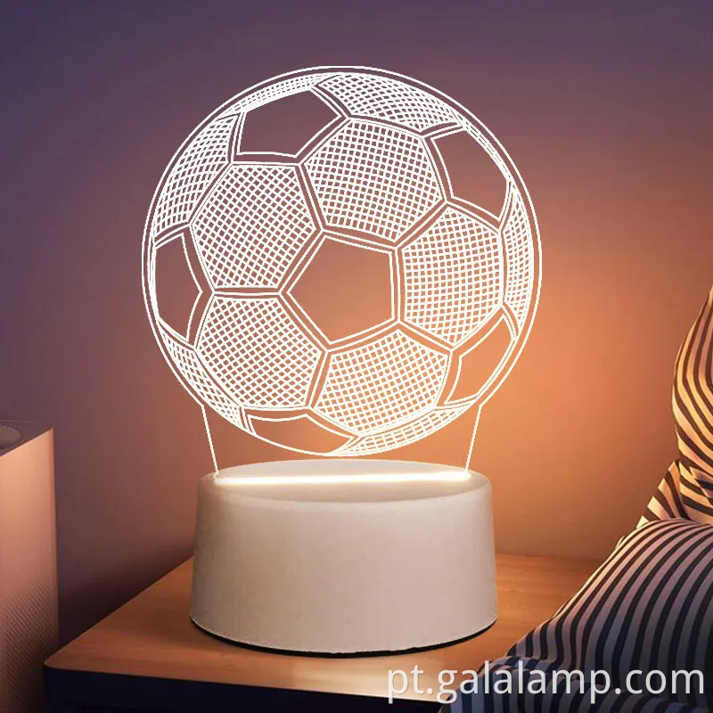 Luz noturna de graduação em 3D - Lâmpada de acrílico luminoso criativo